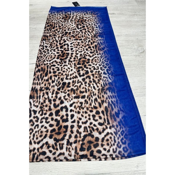 Dijital Soft Leopar Şal 0004